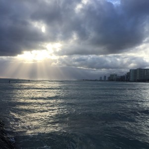 I took this picture at Waikiki Beach. 
